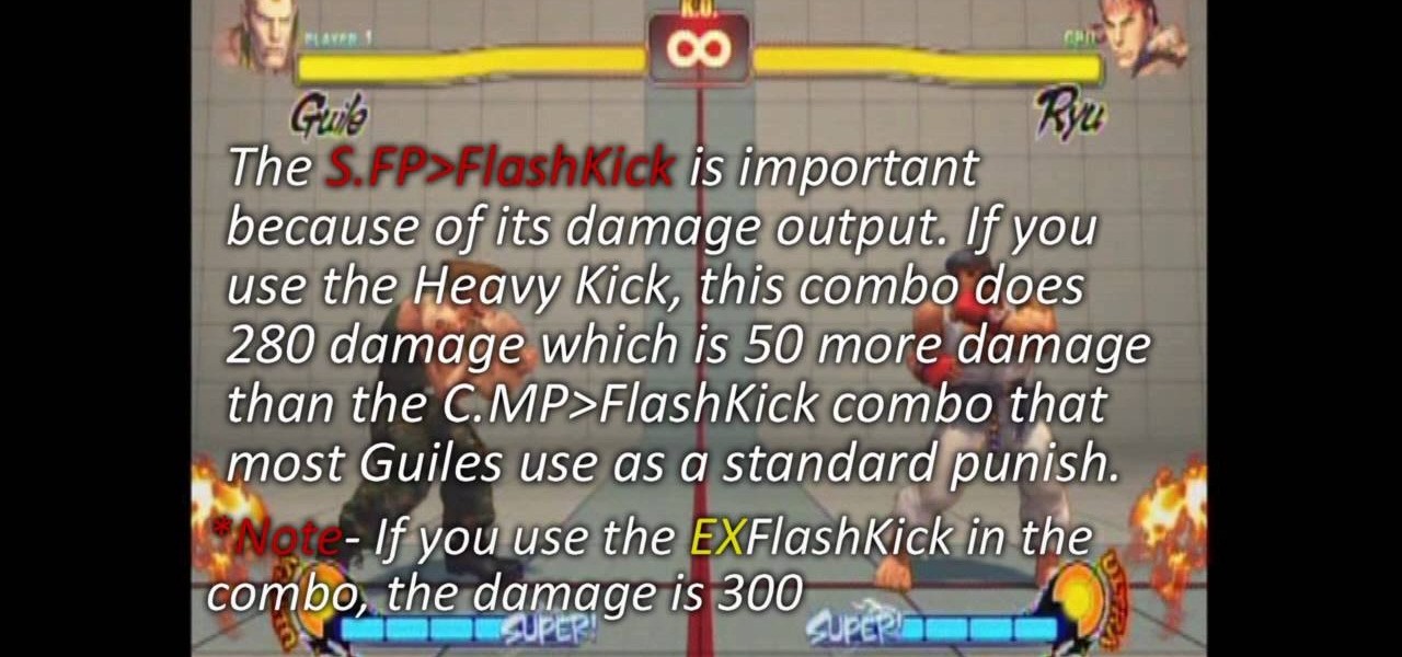 How to Do a the best punish combo as Guile, plink for combos in Street  Fighter 4 « Xbox 360 :: WonderHowTo